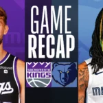 Memphis Grizzlies vs Sacramento Kings Match Player Stats