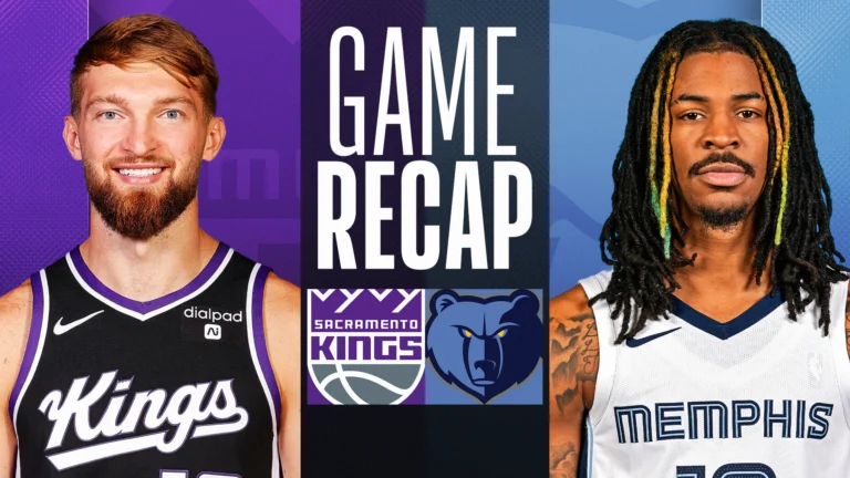 Memphis Grizzlies vs Sacramento Kings Match Player Stats (2026)